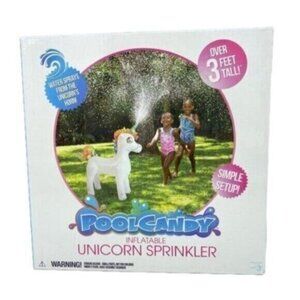 Pool Candy Unicorn Sprinkler Inflatable NEW
